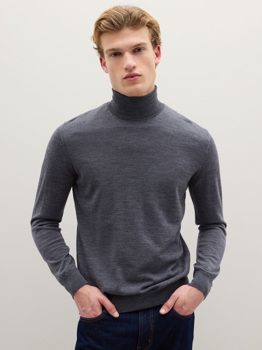 Dolcevita grigio in pura lana merino_1