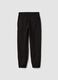 Jogger cargo neri in cotone elasticizzato_2