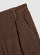 Brown Regular Fit Corduroy Trousers_1