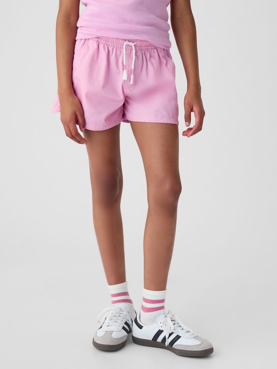 Shorts with drawstring and tassels_1
