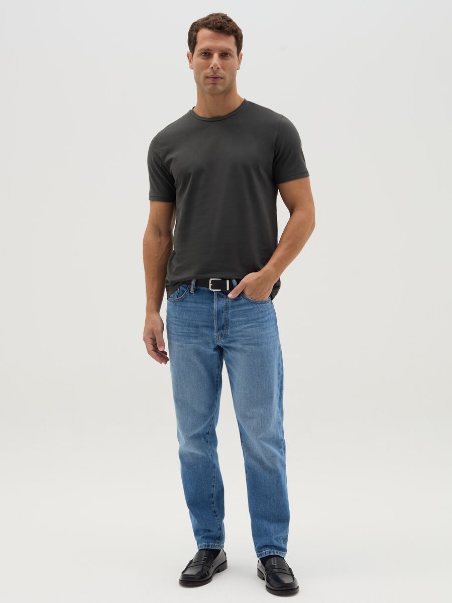 Slim-fit T-shirt in organic cotton_1