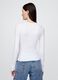 White Stretch Long Sleeve T-shirt_2