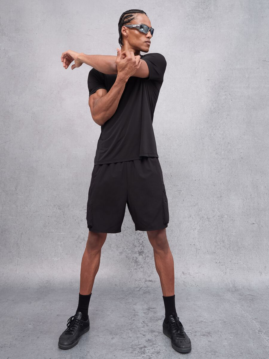 Technical Cargo Shorts Black_0