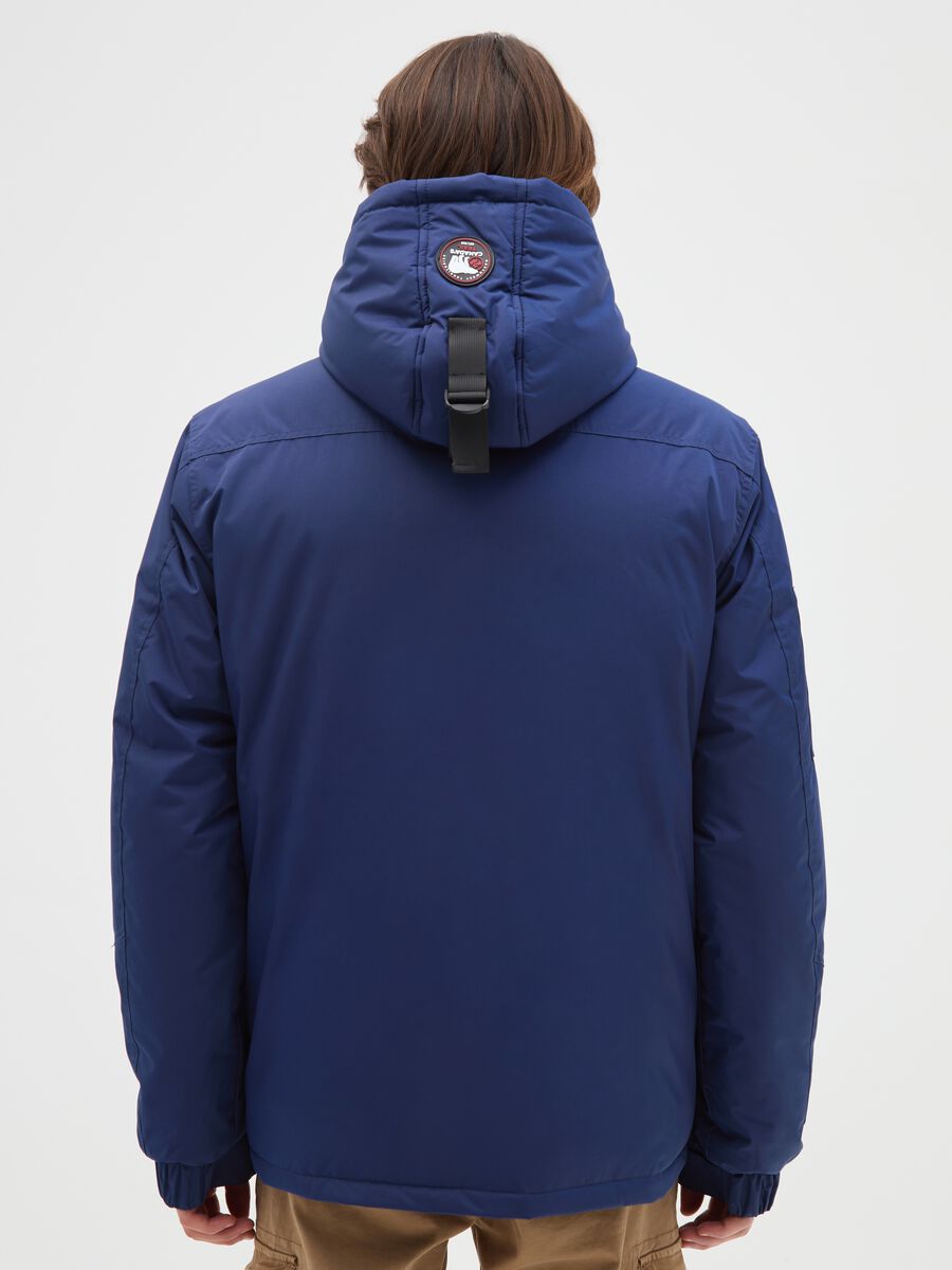 Heavy Blue Hooded Jacket_2