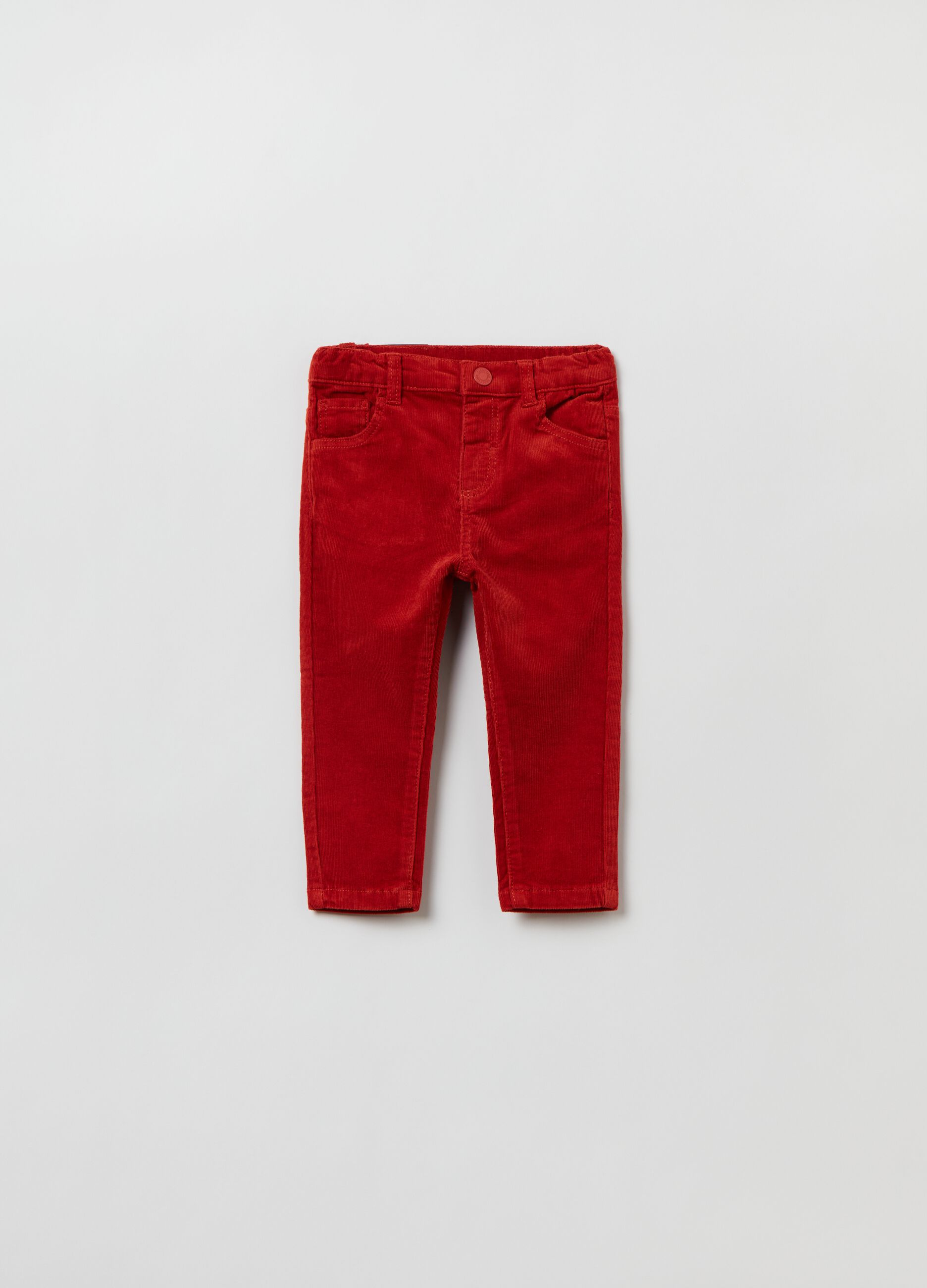 Pantaloni in corduroy cinque tasche_0