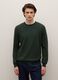 Green crewneck pullover in pure cashmere, regular fit_1