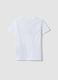 T-shirt bianca in puro cotone organico con grafica per ragazza_4
