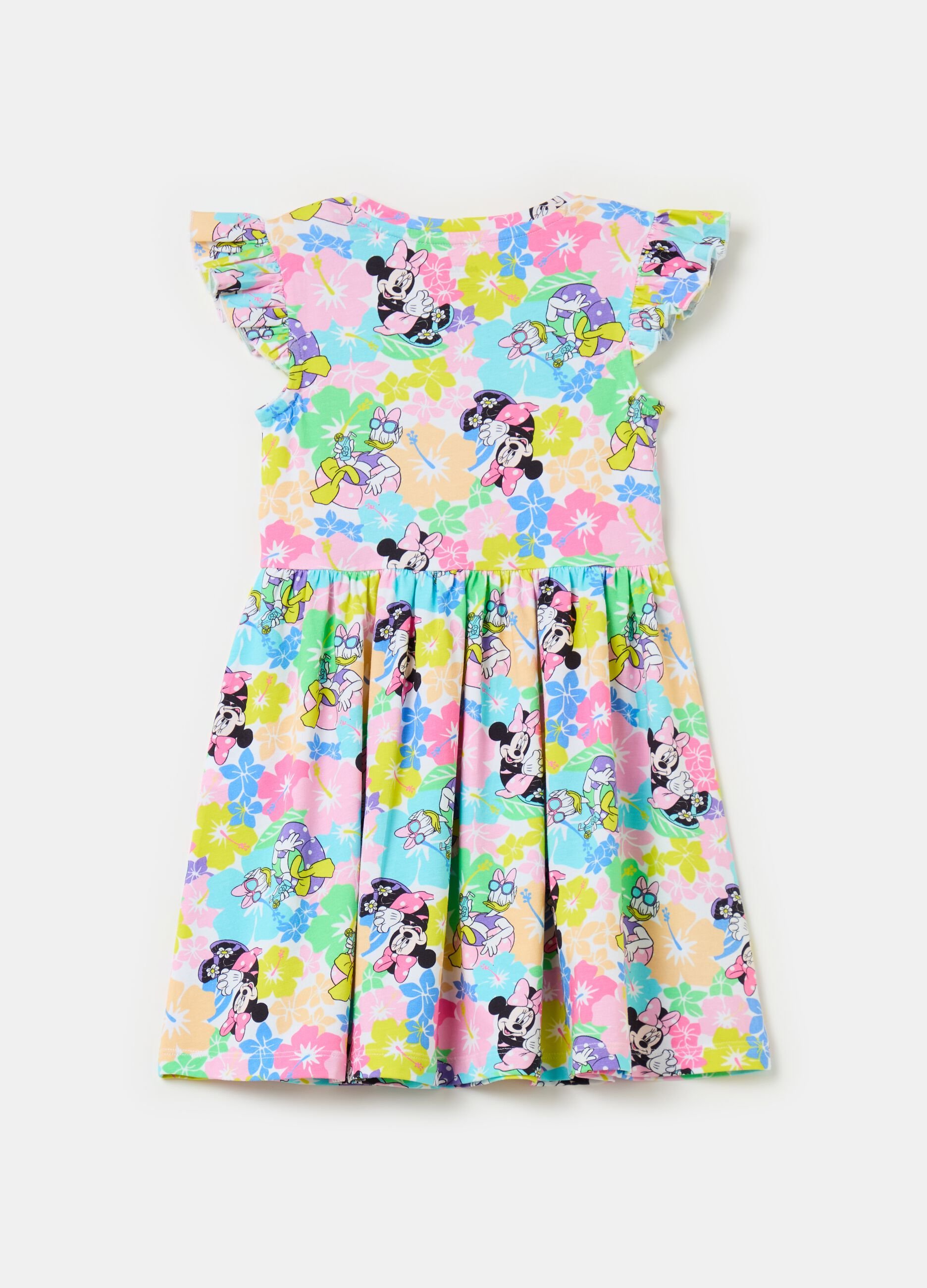 Dress with Minnie Mouse and Daisy Duck print