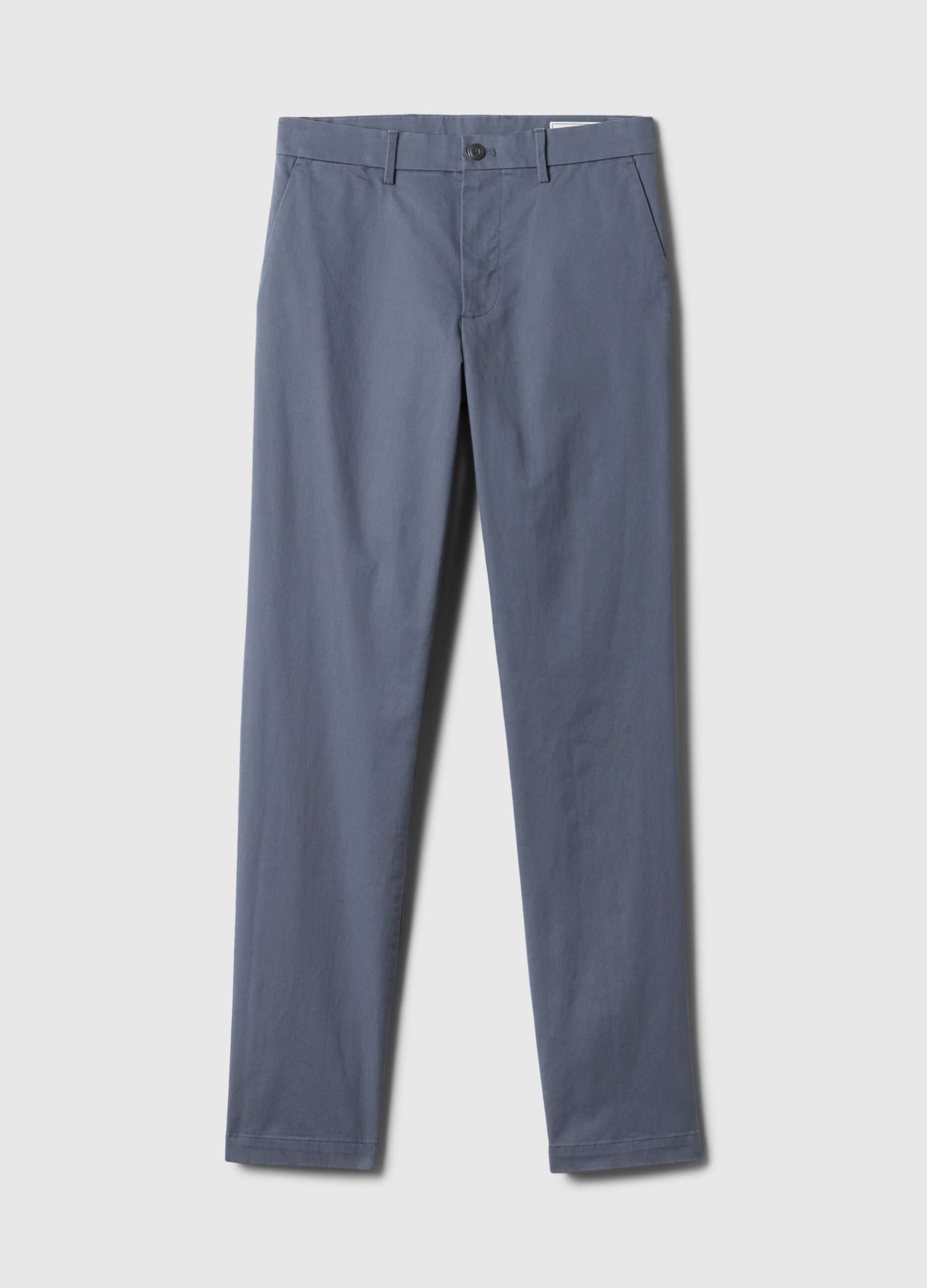 Straight-fit trousers in stretch cotton