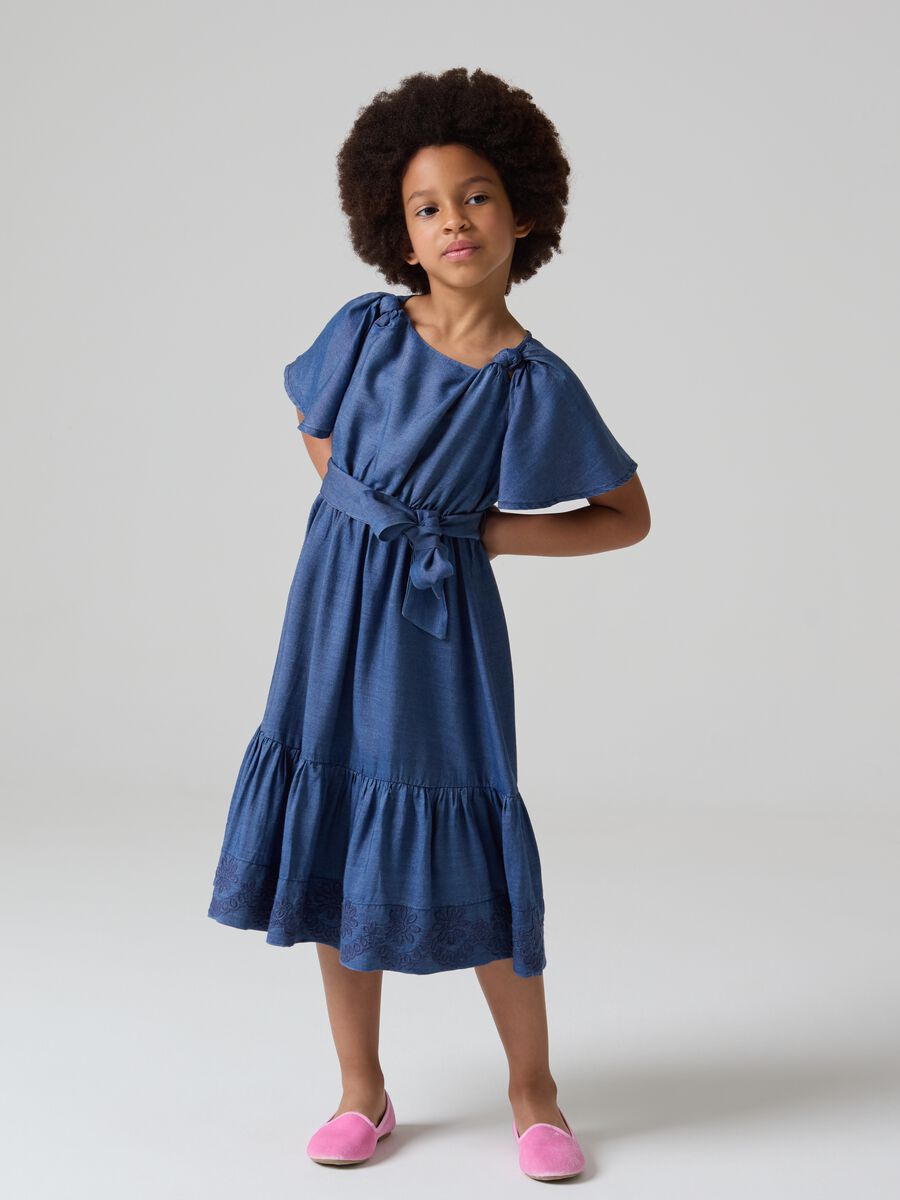 Dress in TENCEL™ Lyocell with embroidery_1
