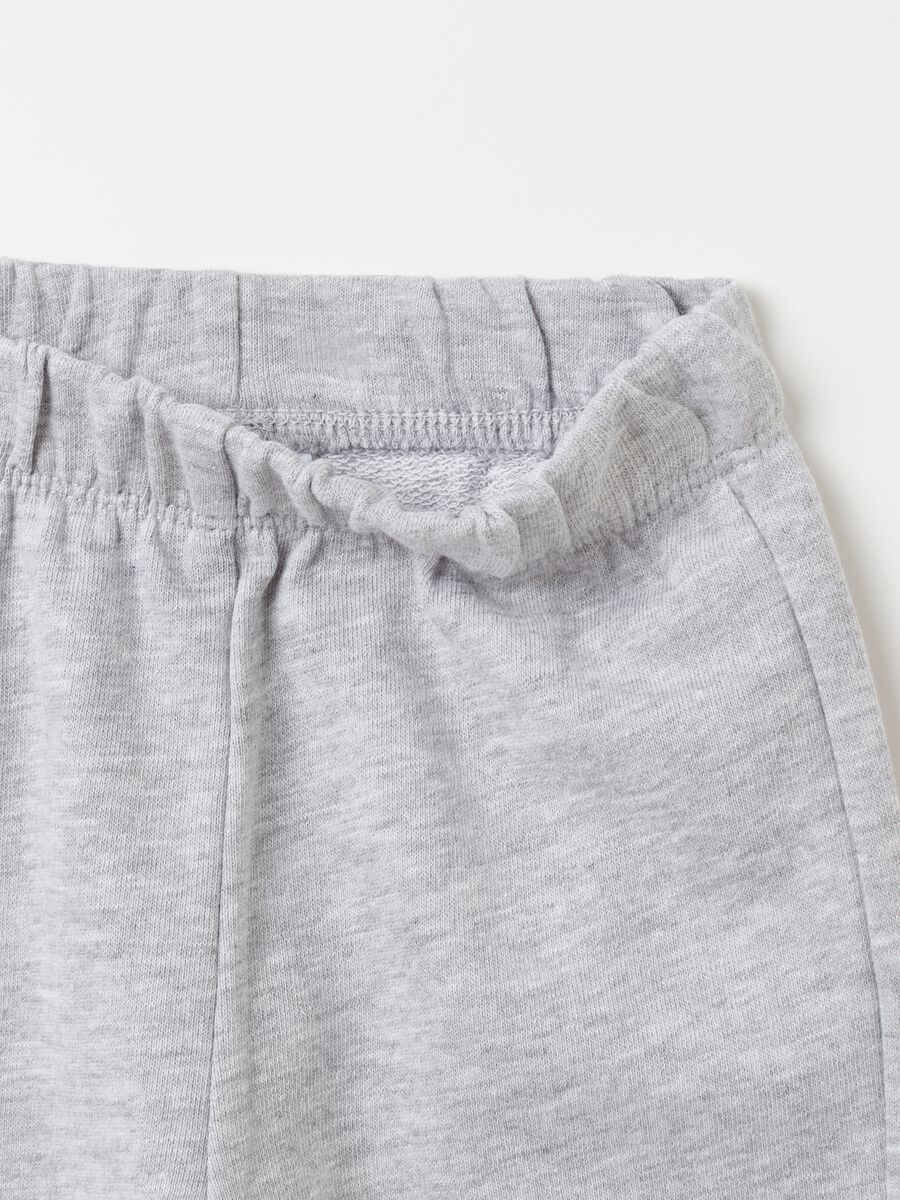 Fleece joggers with pocket_2