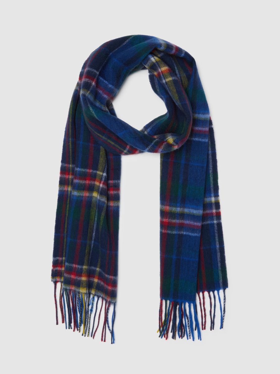 Blue Wool Scarf_0