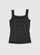 Black lace regular fit top_0