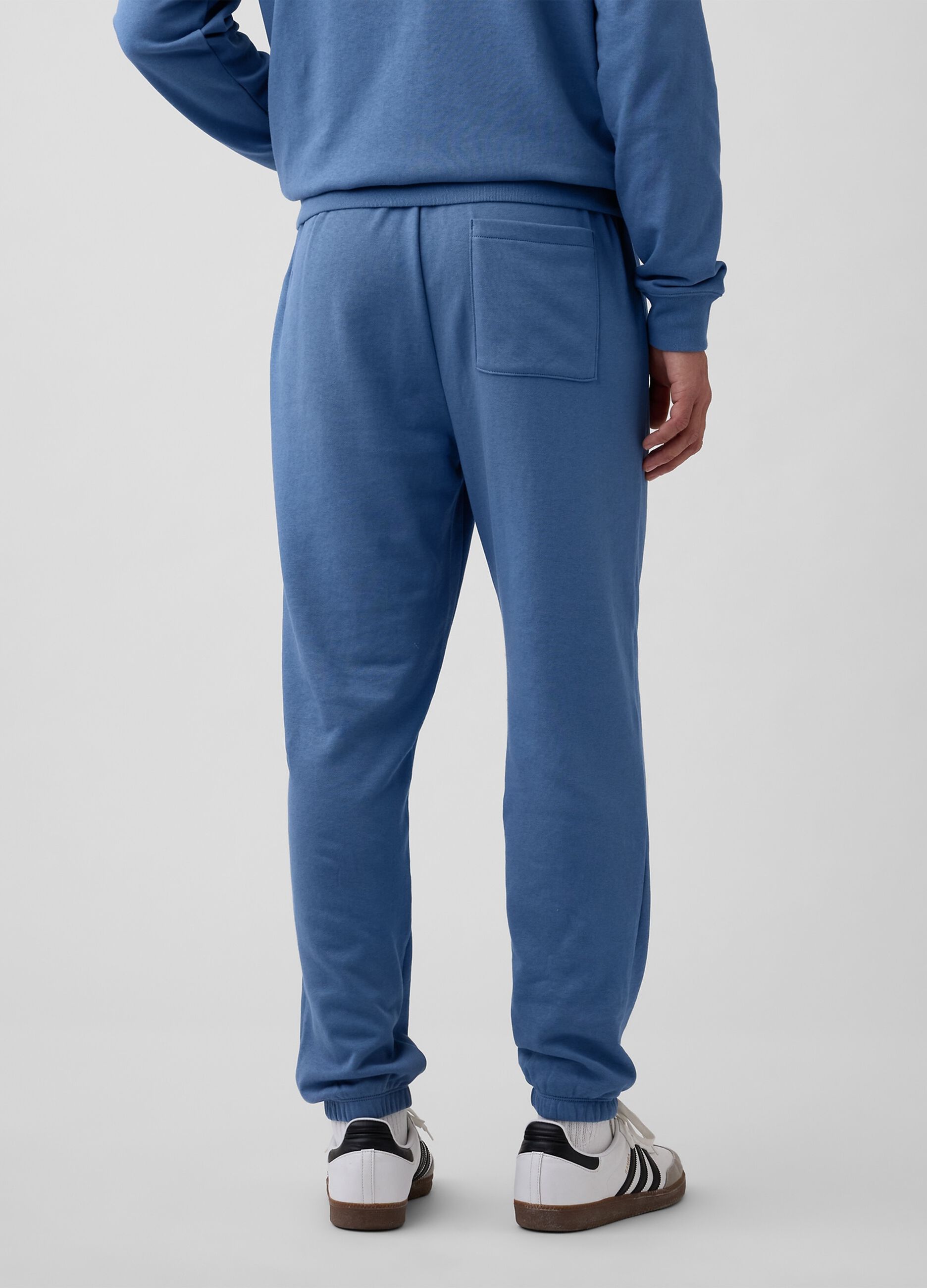 Cotton Blend Joggers with Logo