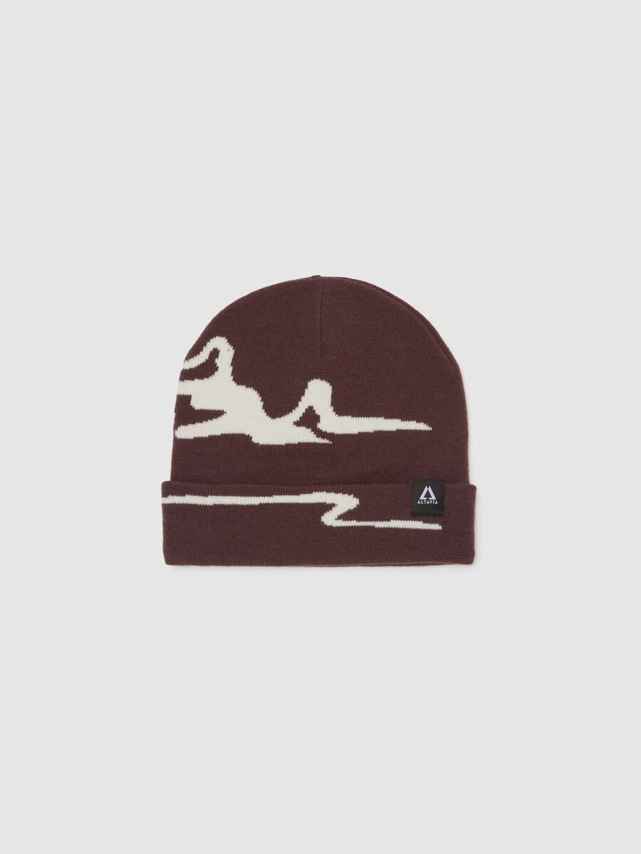 Jacquard Hat with Contrasting Graphic Pattern ALTAVIA WITH DEBORAH COMPAGNONI_0