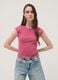 Pink fitted stretch-cotton vest top_2