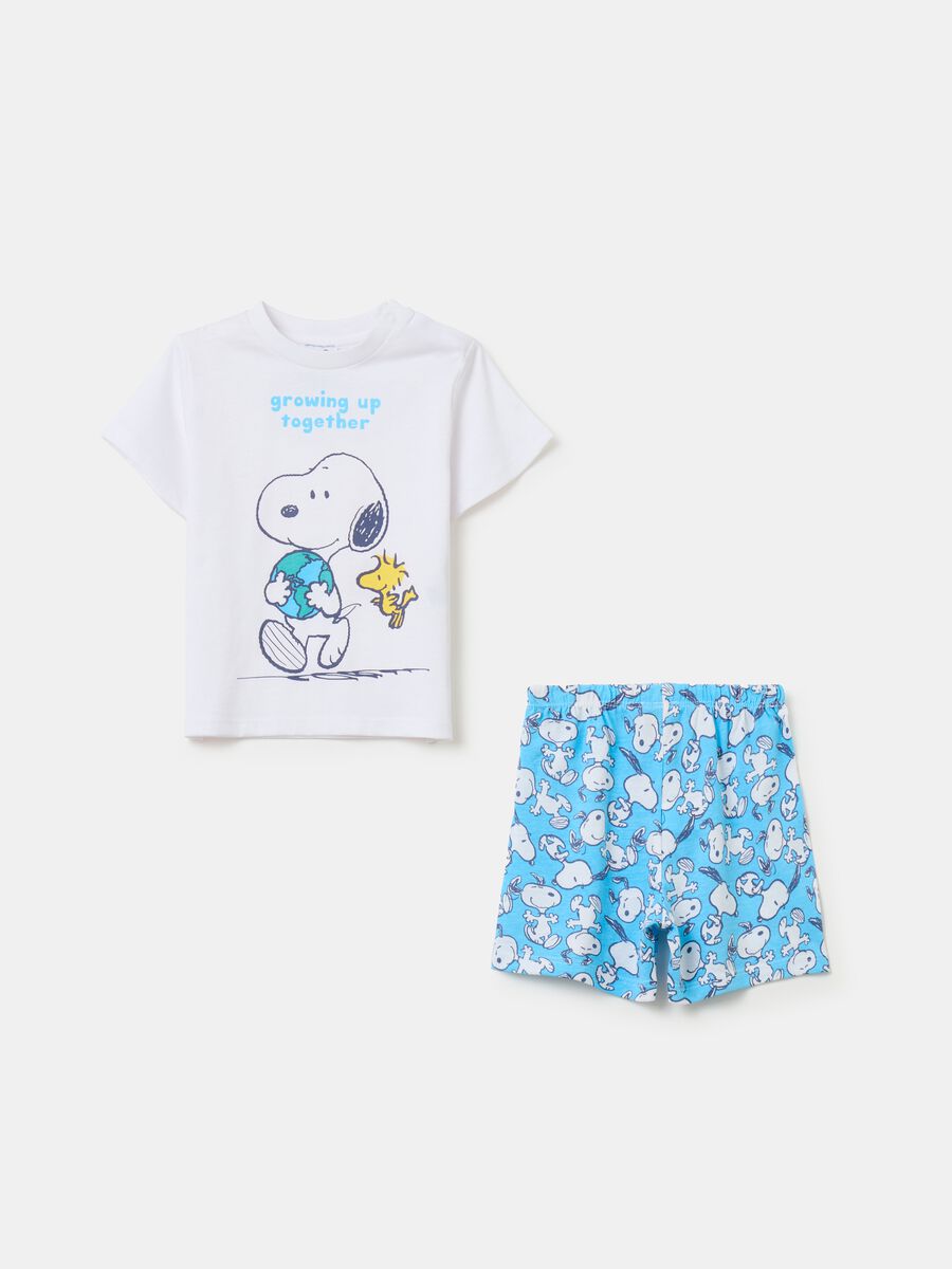 Cotton pyjamas with Snoopy print_0