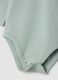 3-pack of crew-neck bodysuits in ivory white and sage green, 100% organic cotton_2
