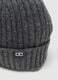 Grey pure wool hat_1
