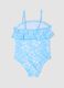Light blue girls&rsquo; swimsuit with frills_1