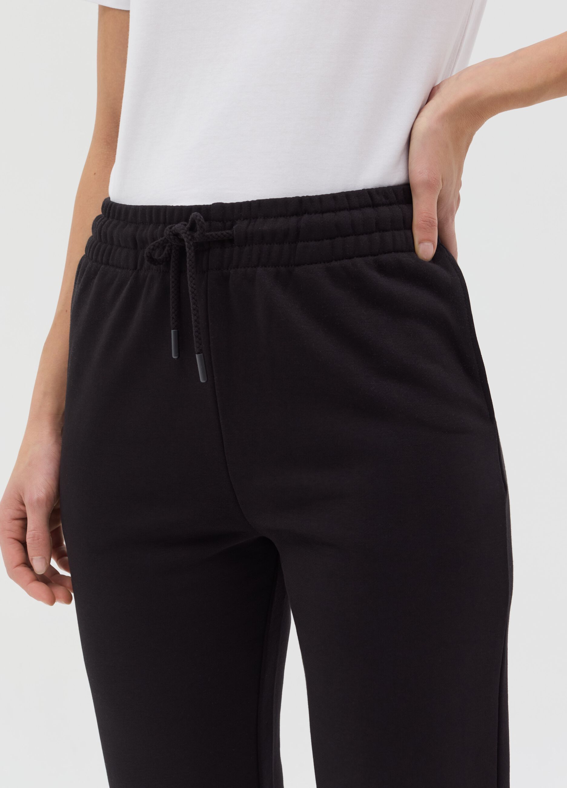 Essential joggers in fleece with drawstring
