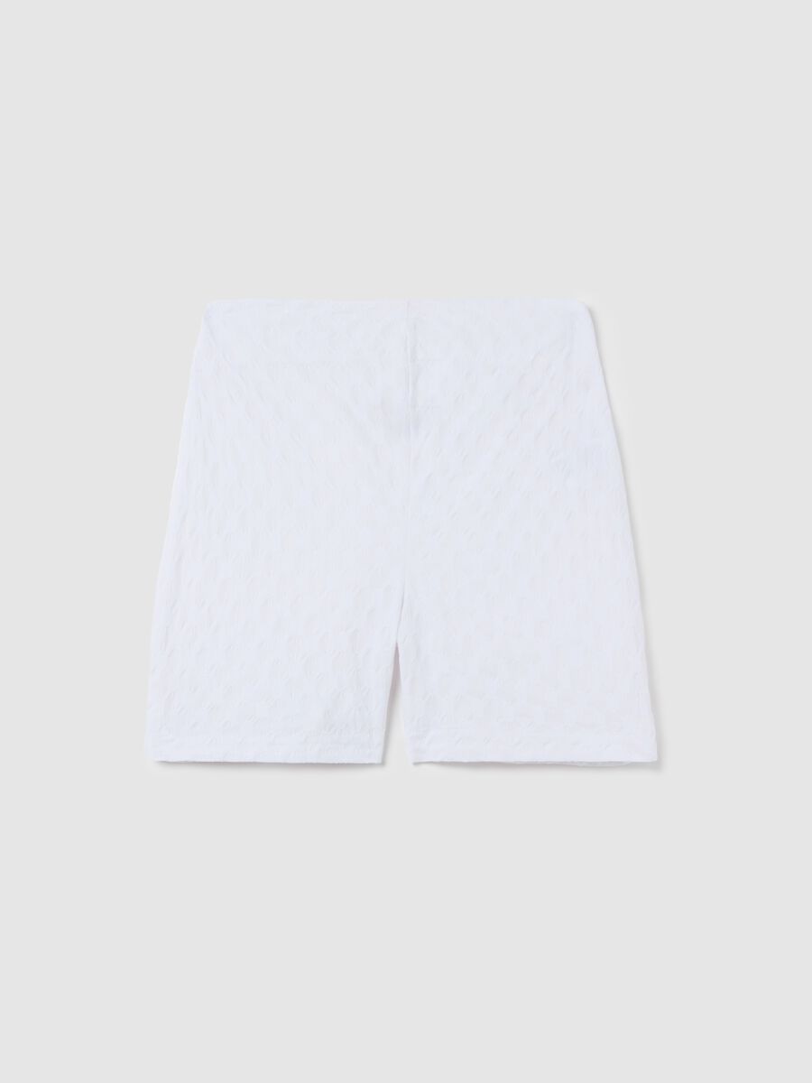 Maternity shorts with circles motif_1