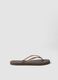 Brown flip-flops with translucent straps_0