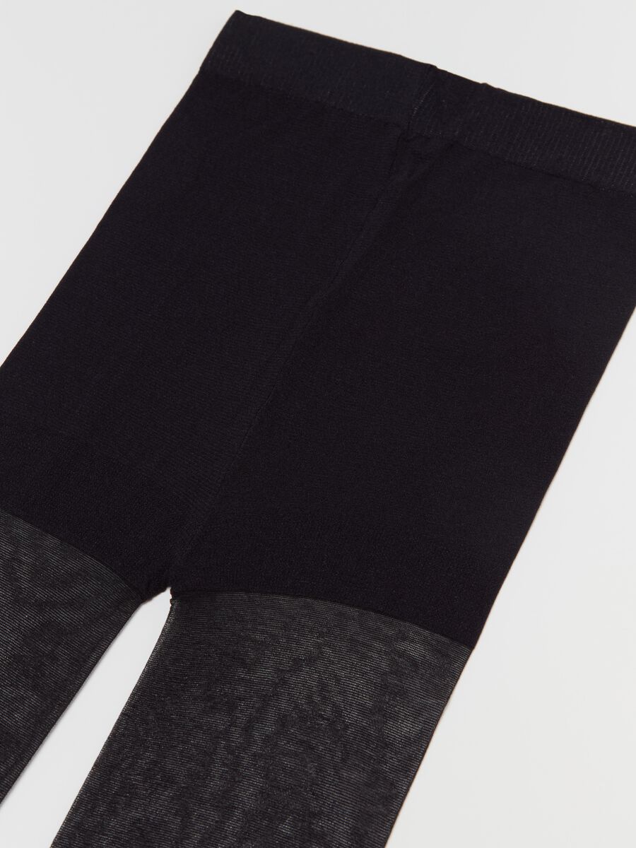 Two-pack solid colour tights_1