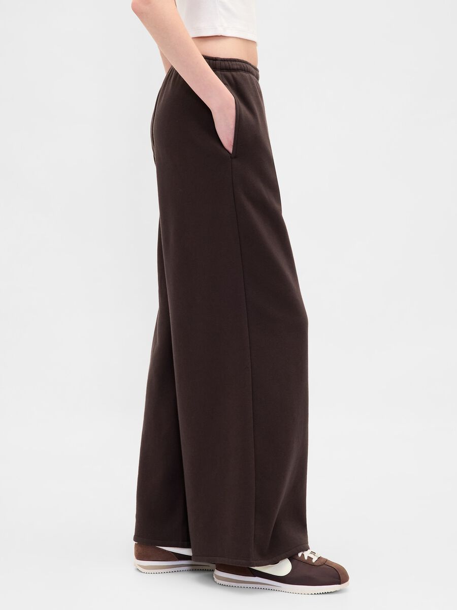 Brown Cotton Blend Trousers_3