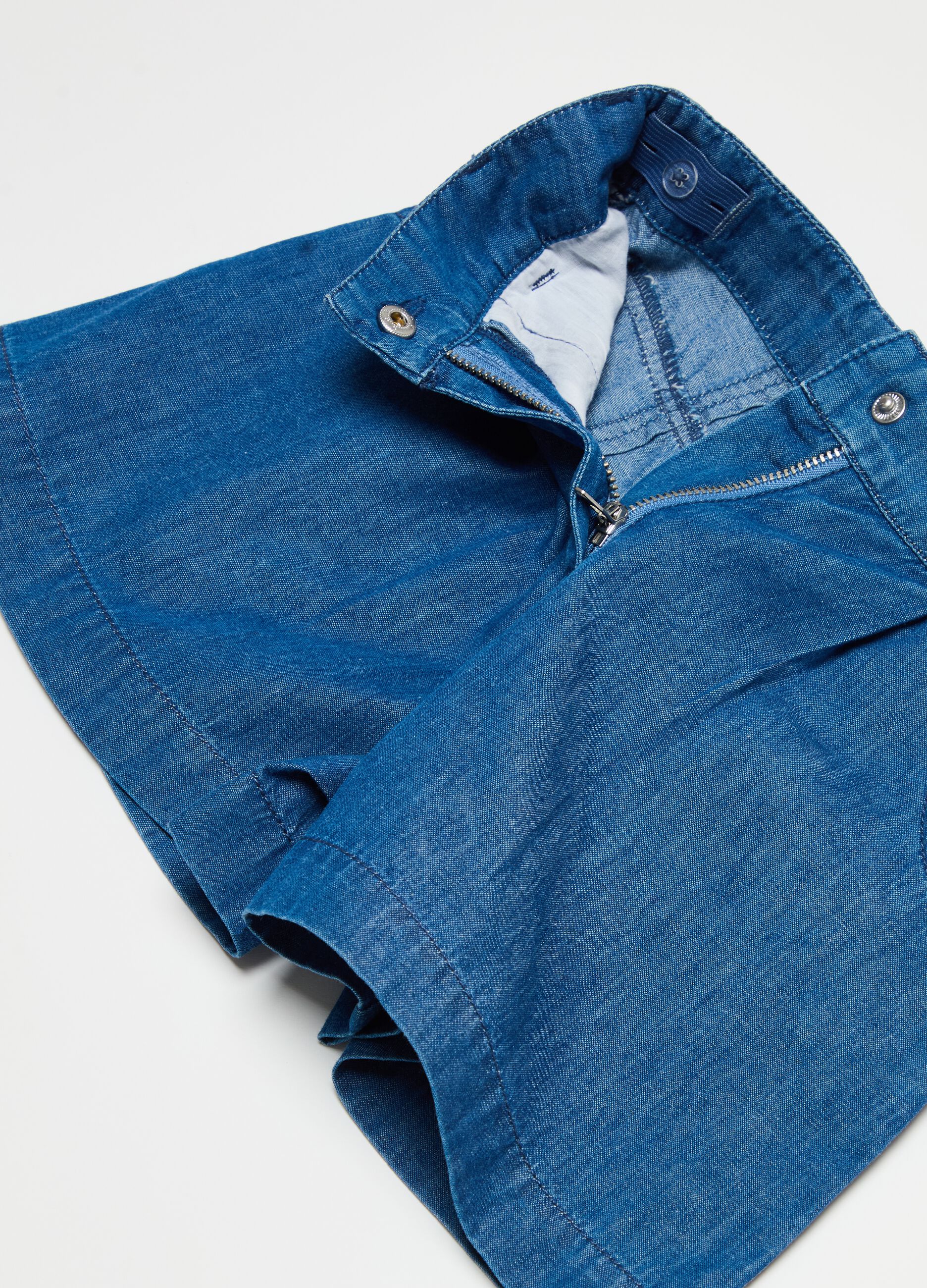 Shorts in denim cinque tasche