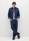 Blue denim pure cotton jacket with oversized fit_1