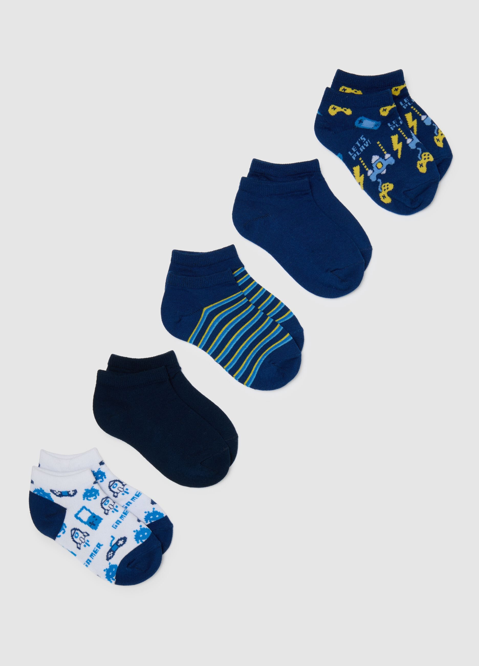 Calzini da bambino in misto cotone multicolor regular fit