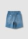 Denim shorts in puro cotone baggy fit_1