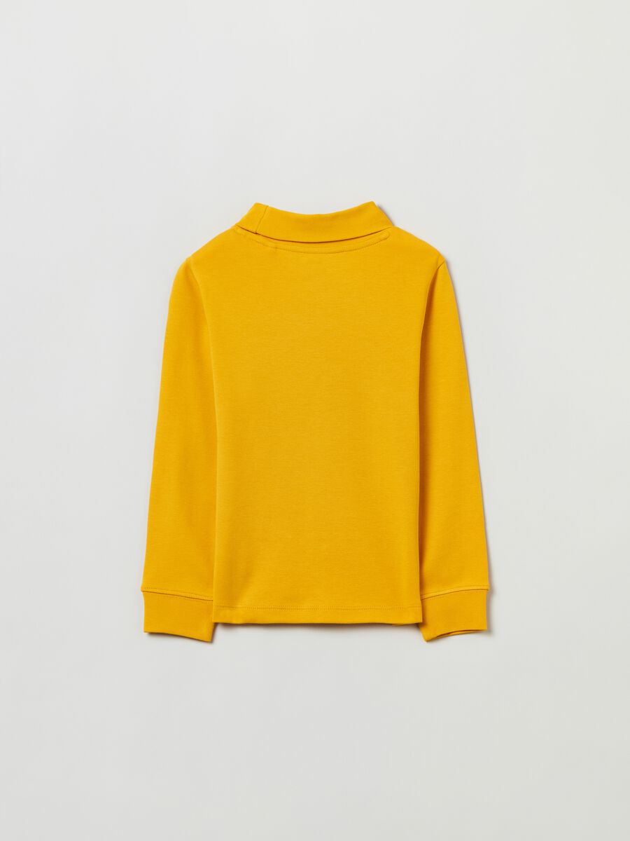 T-shirt maniche lunghe a collo alto_1