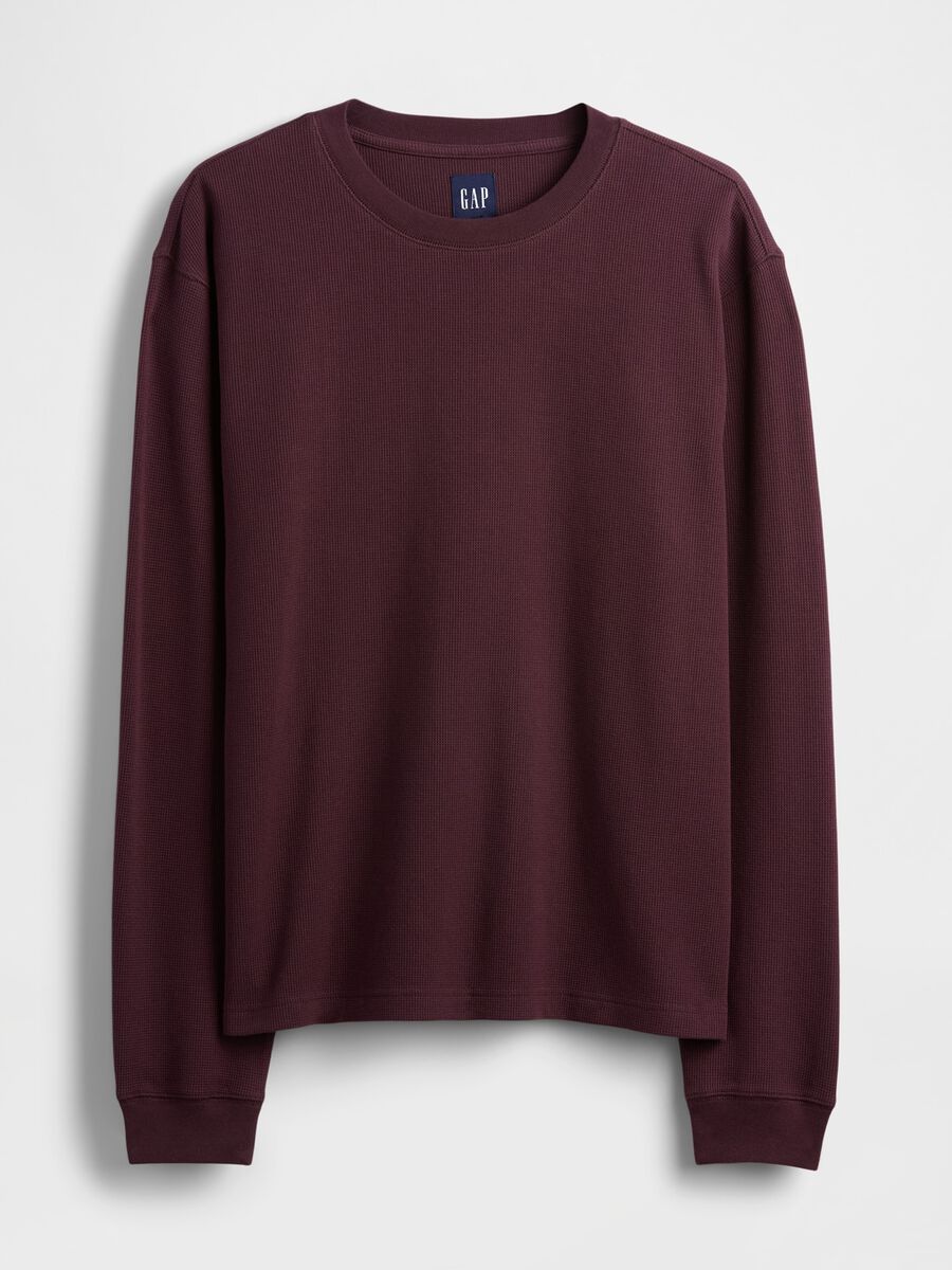 Stretch Long Sleeve Brown T-Shirt_3