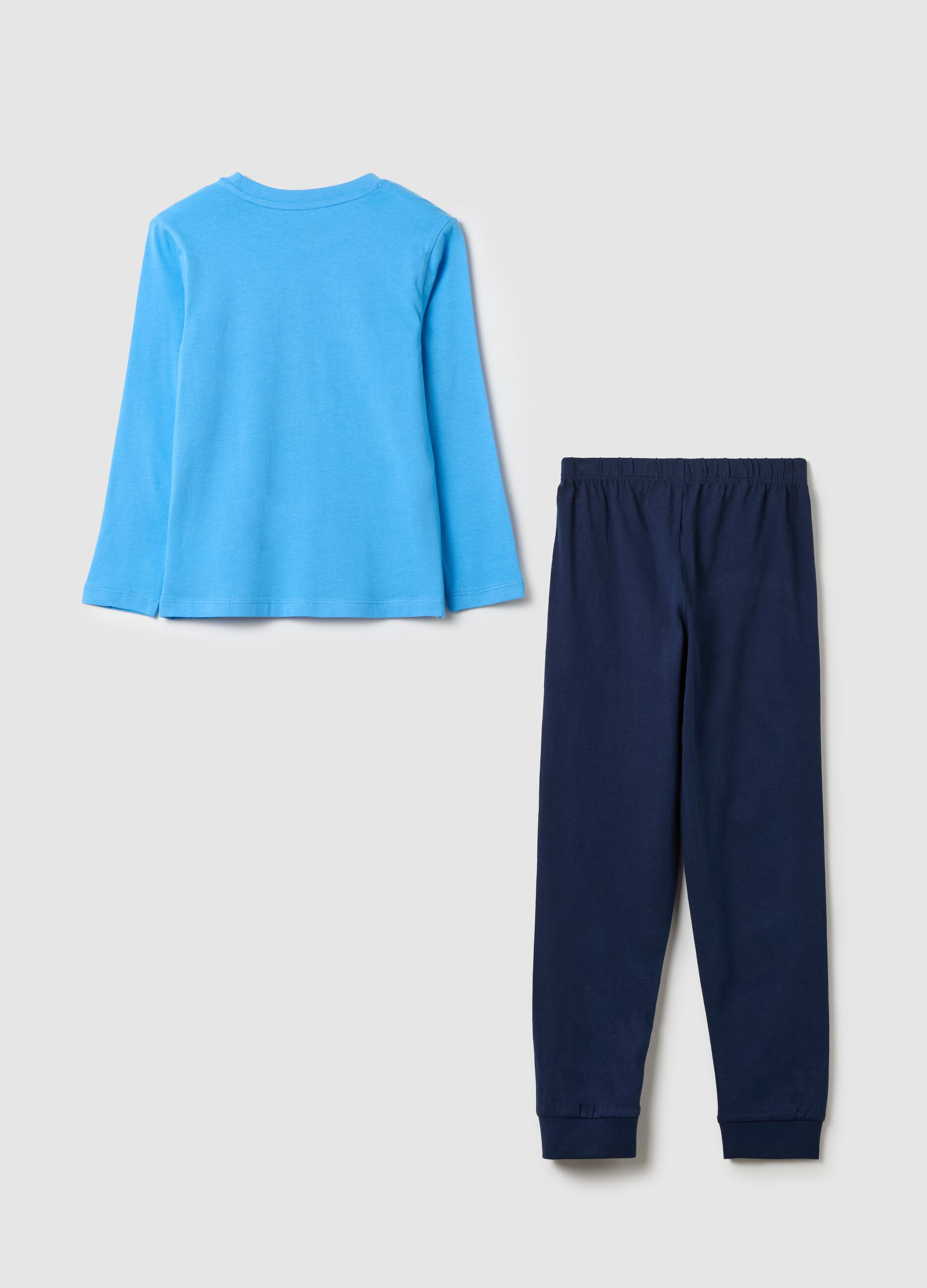 Cotton pyjamas with "Mixer Truck” print
