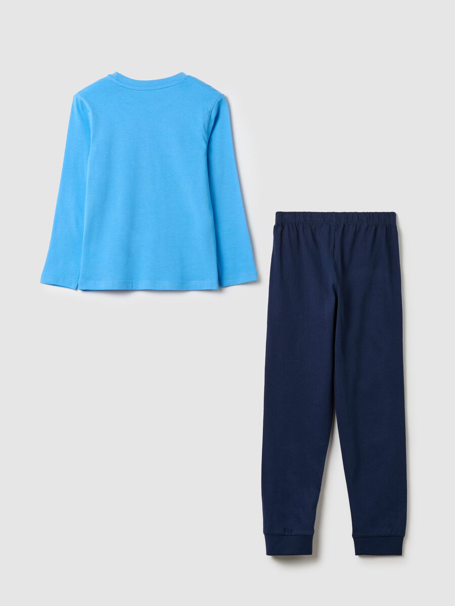 Cotton pyjamas with "Mixer Truck” print_1