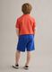 Boys&rsquo; blue 100% cotton cargo shorts &ndash; baggy fit_1