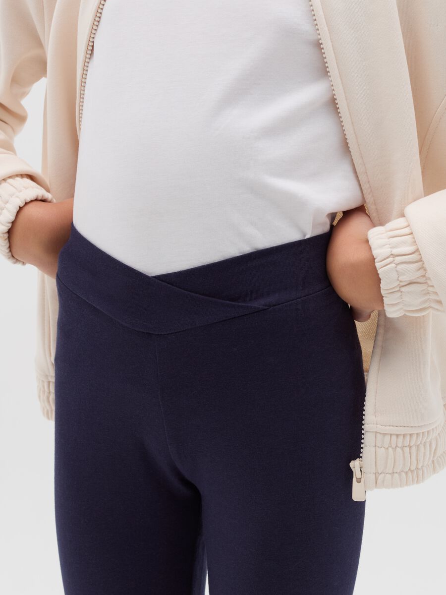 Printed stretch cotton leggings_2