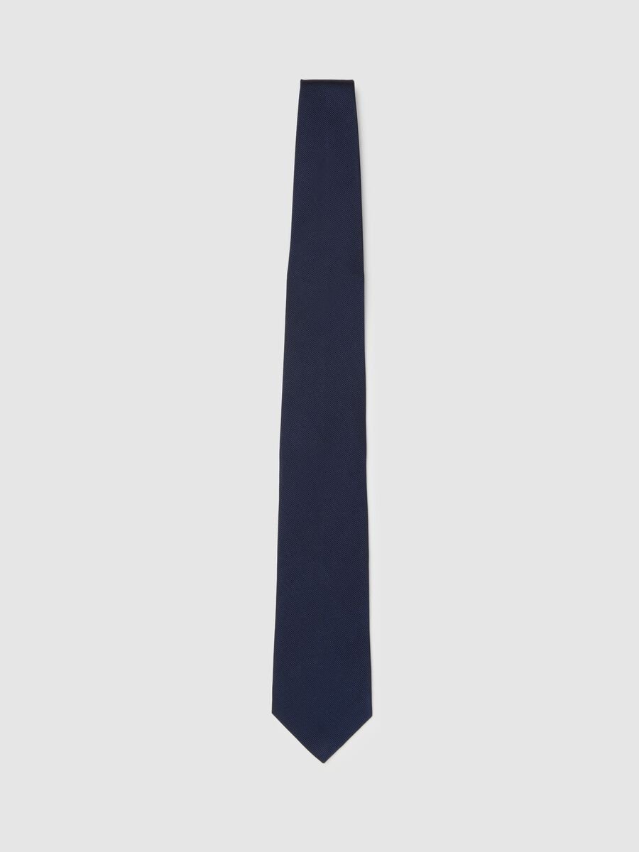 Pure Silk Blue Tie_0