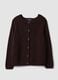 Multicolour pure cotton crew-neck cardigan, regular fit_4
