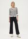 Multicolour Striped Mixed Fabric Cardigan - Regular Fit_2