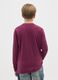 Boys' regular fit pure cotton red jumper_1
