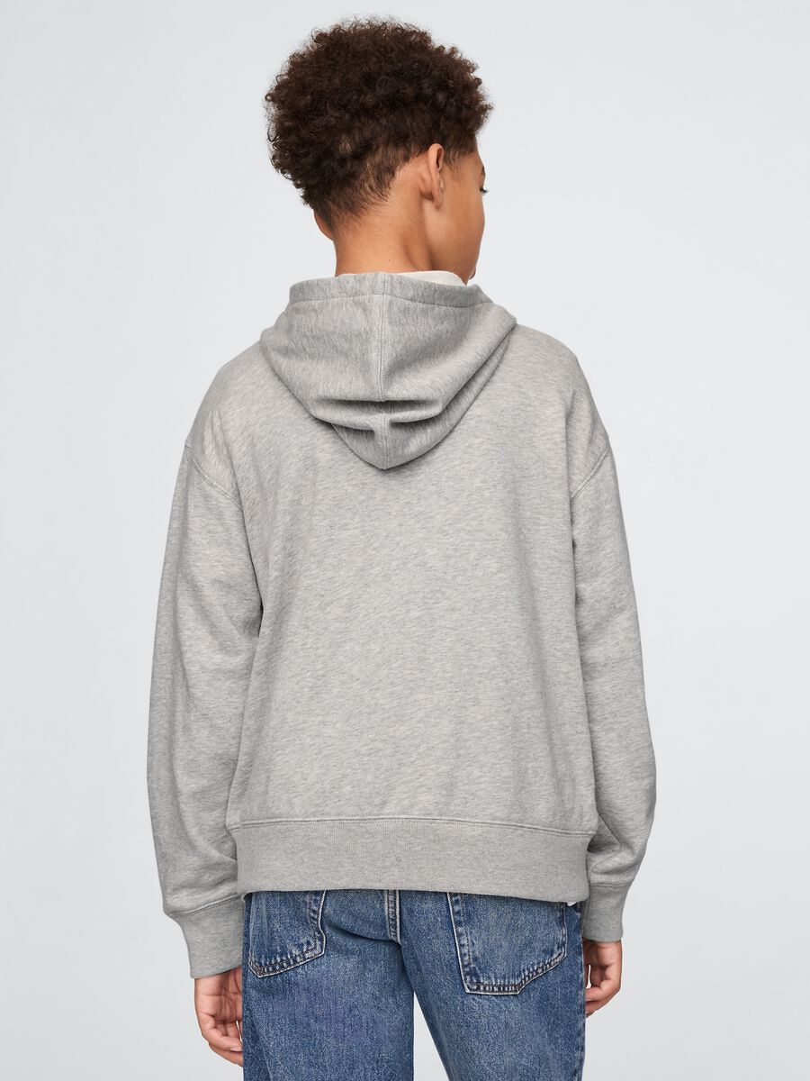 Full-zip cotton-blend hoodie_1