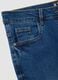 Blue bootcut stretch-cotton jeans_1
