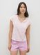 Women's pink pure cotton regular fit pyjama set_1
