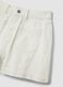 White pure cotton Bermuda shorts_5