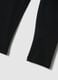 Girls' black stretch cotton slim fit leggings_3