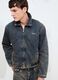 Denim Padded Jacket Vintage Dark Blue_1