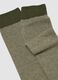 Men&rsquo;s Green Long Socks in Stretch Cotton_2